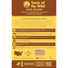 Taste of the Wild High Prairie comida para perro en tazon: energia diaria