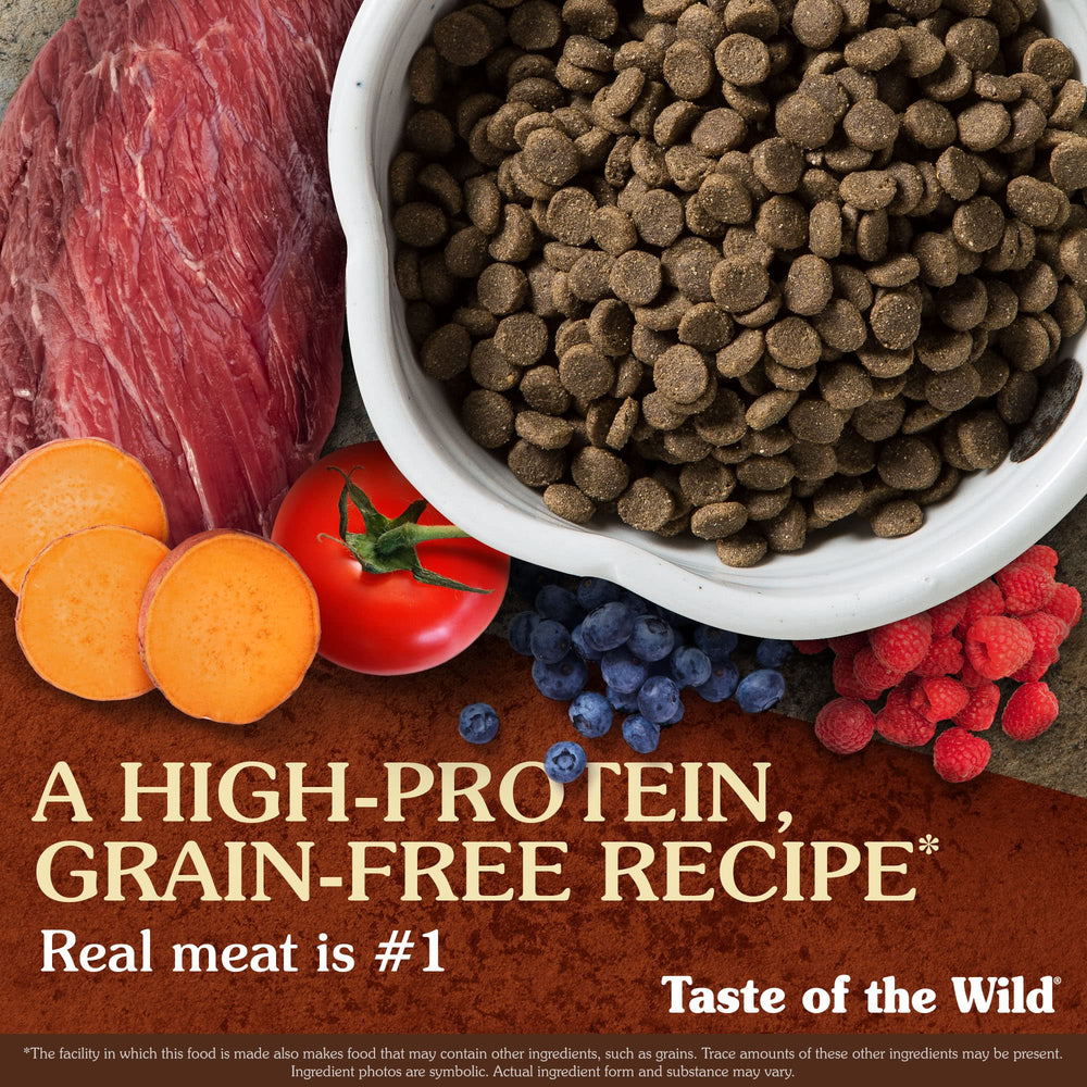 Taste of the Wild High Prairie ingredientes naturales con frutos y vegetales