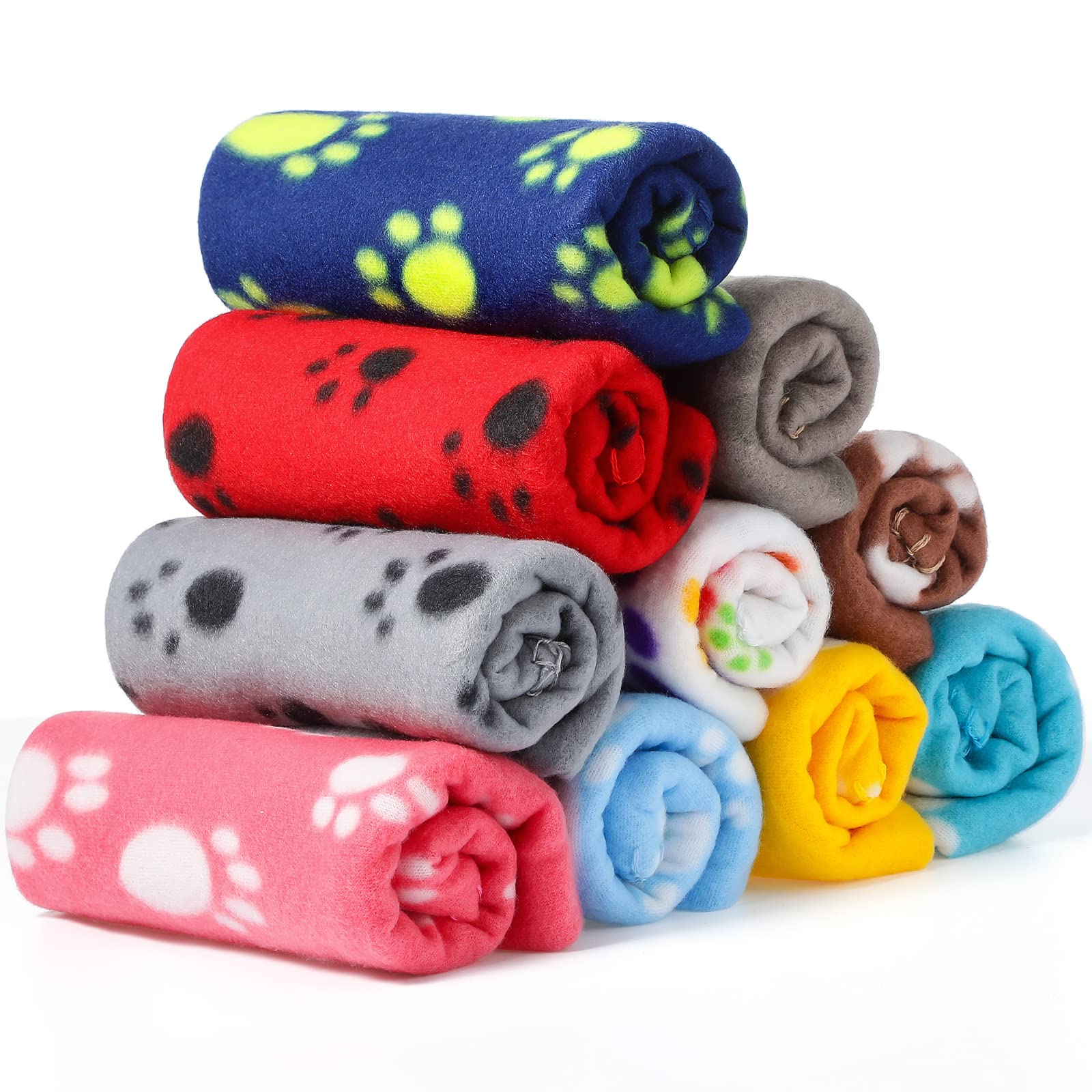 Manta Tatuo con huella para mascotas, ideal para cama o jaula.
