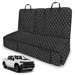 TAUYANG cubierta asiento trasero para perros grandes en pickup, mantiene el interior limpio.