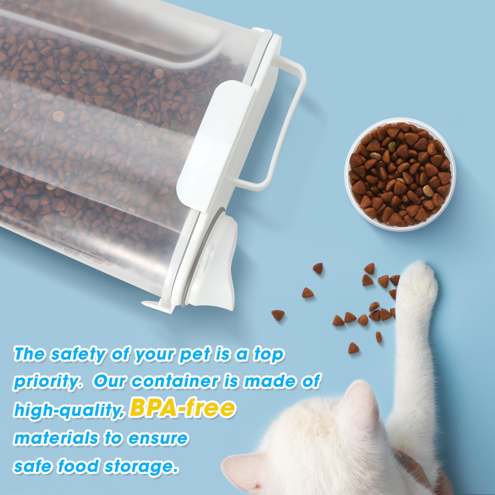 tbmax capacidad seis cuartos para semillas o comida de mascotas.