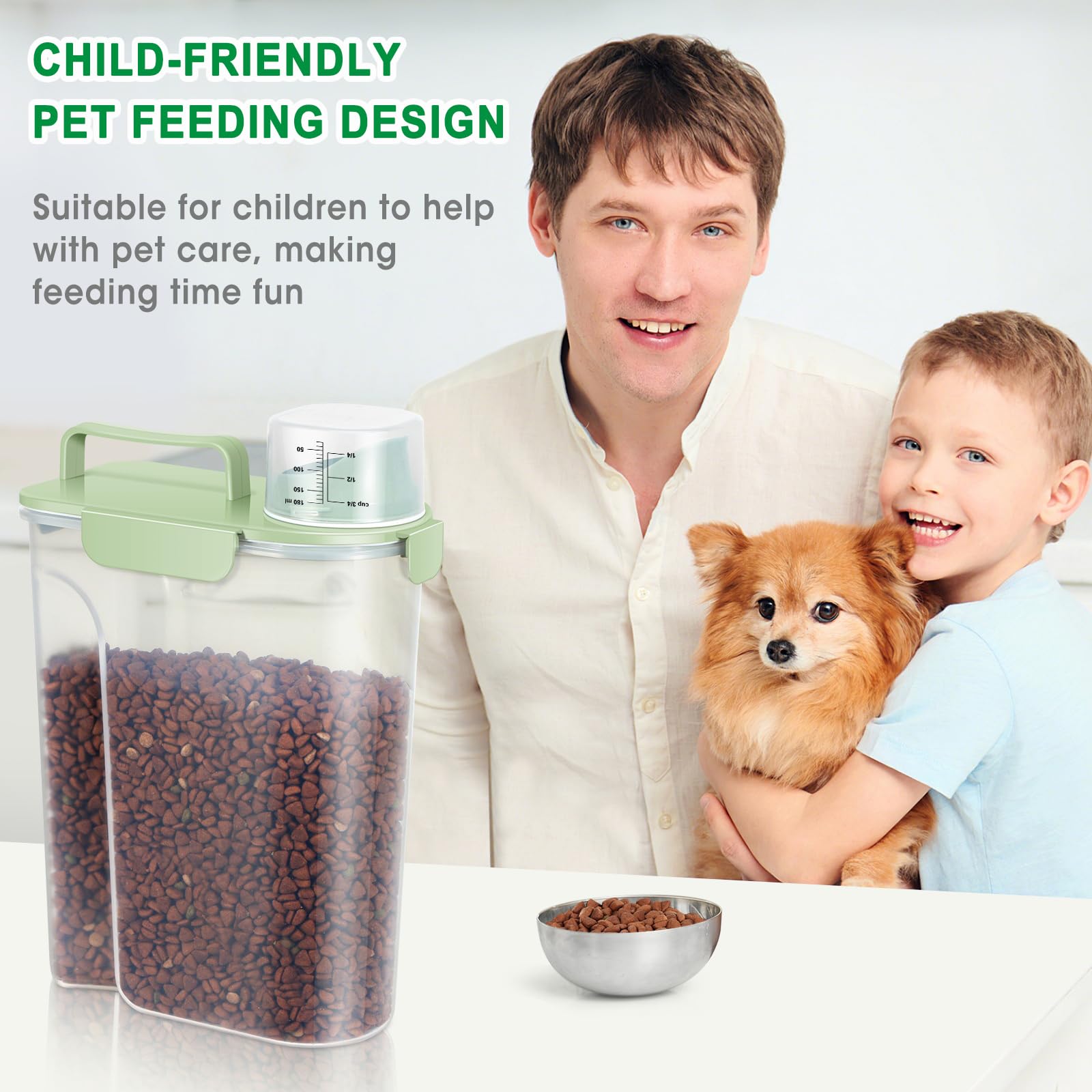 TBMax material libre de BPA garantiza almacenamiento seguro para mascotas.