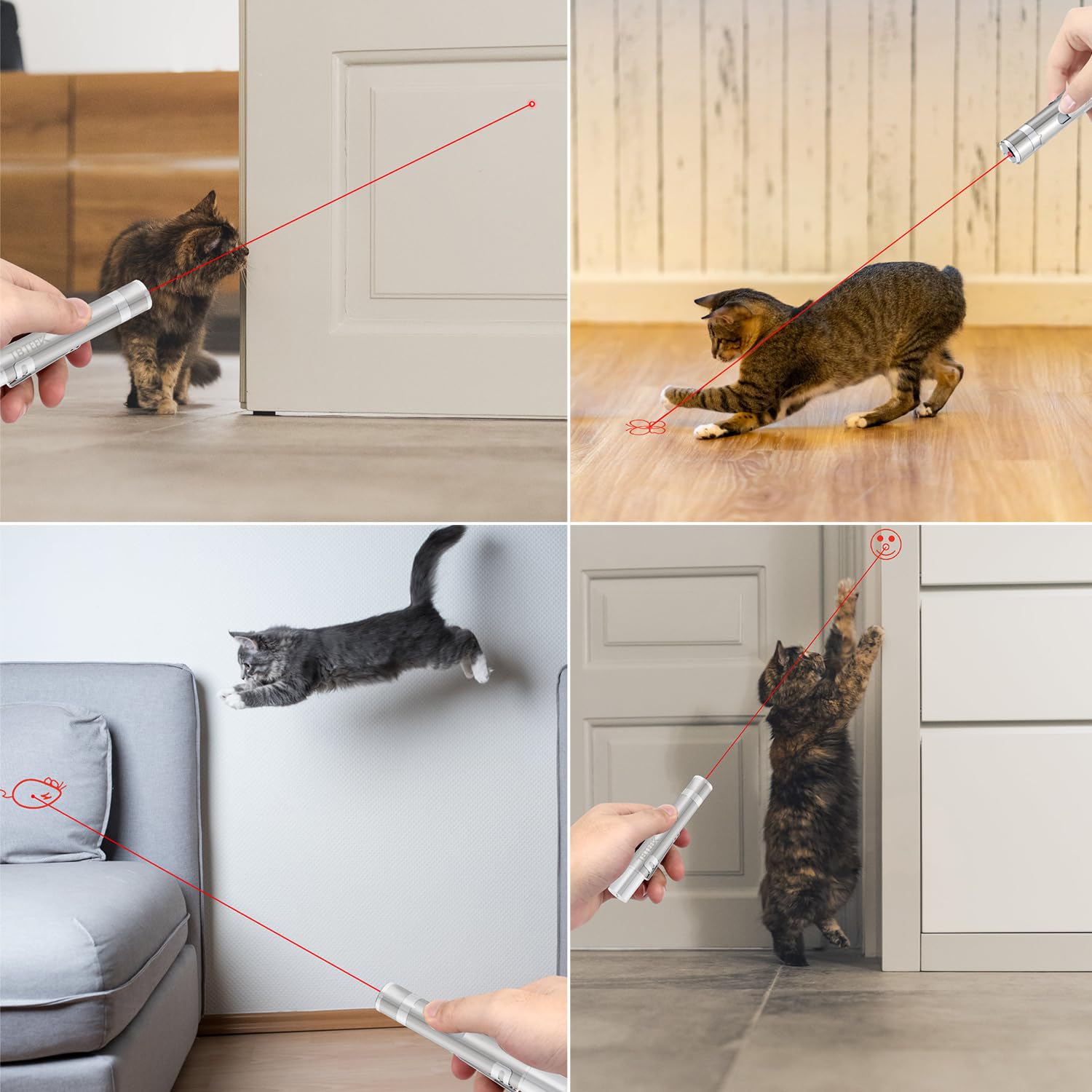 TBTeek Juguete Gato Paquete Dos Unidades para dos gatos