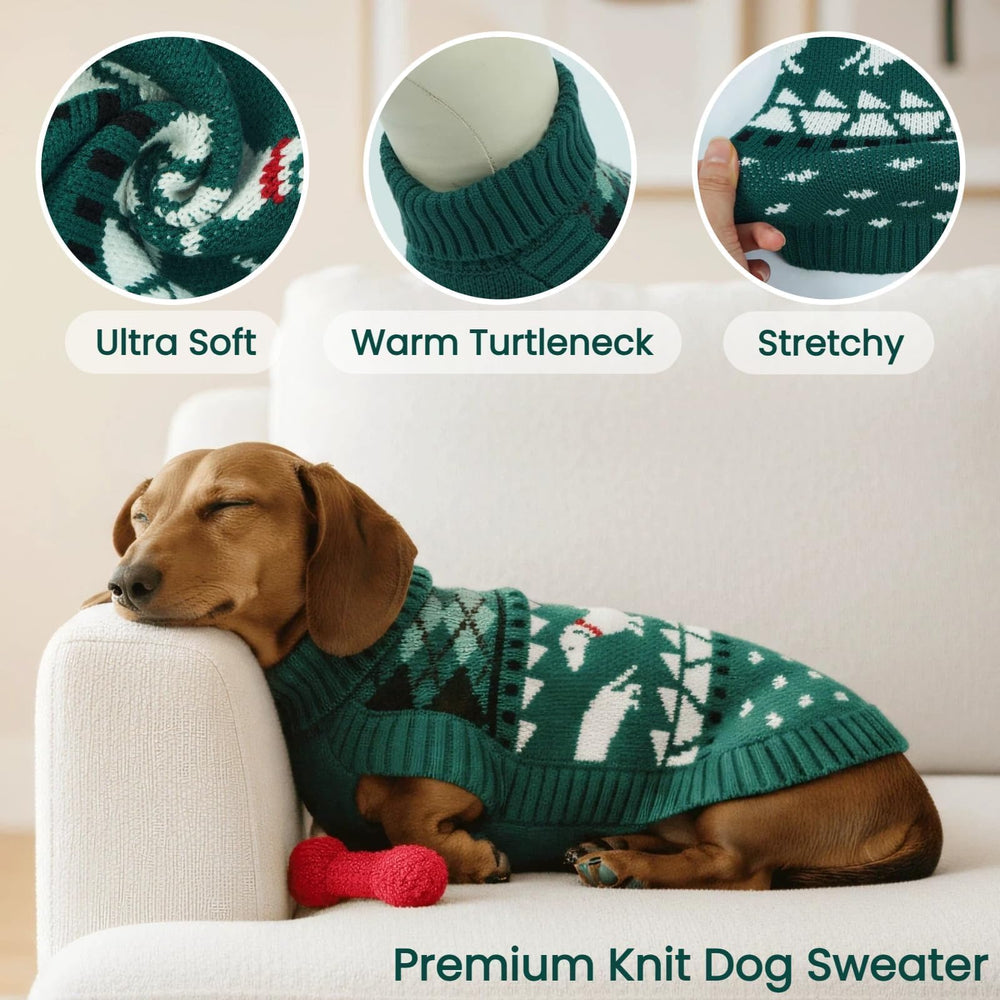 Sudadera T'CHAQUE para dachshund con diseño navideño, ideal para regalo festivo.