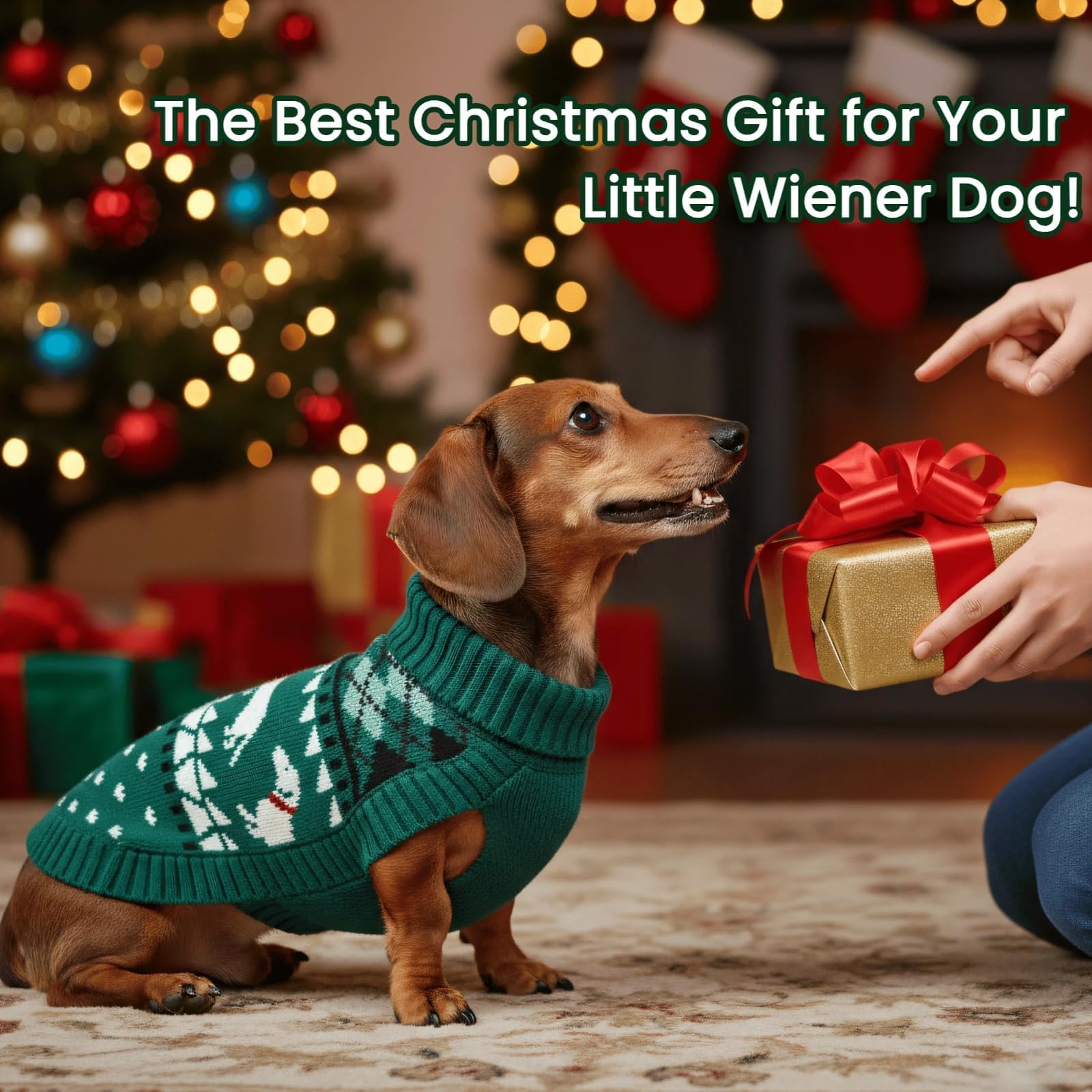 Ajuste cómodo para cuerpos alargados en la sudadera T'CHAQUE para dachshund.