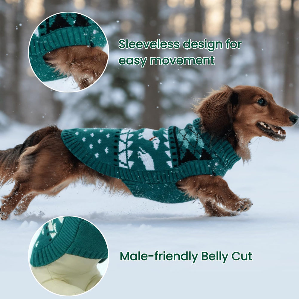 Tejido suave de T'CHAQUE para dachshund, cómodo para uso diario.