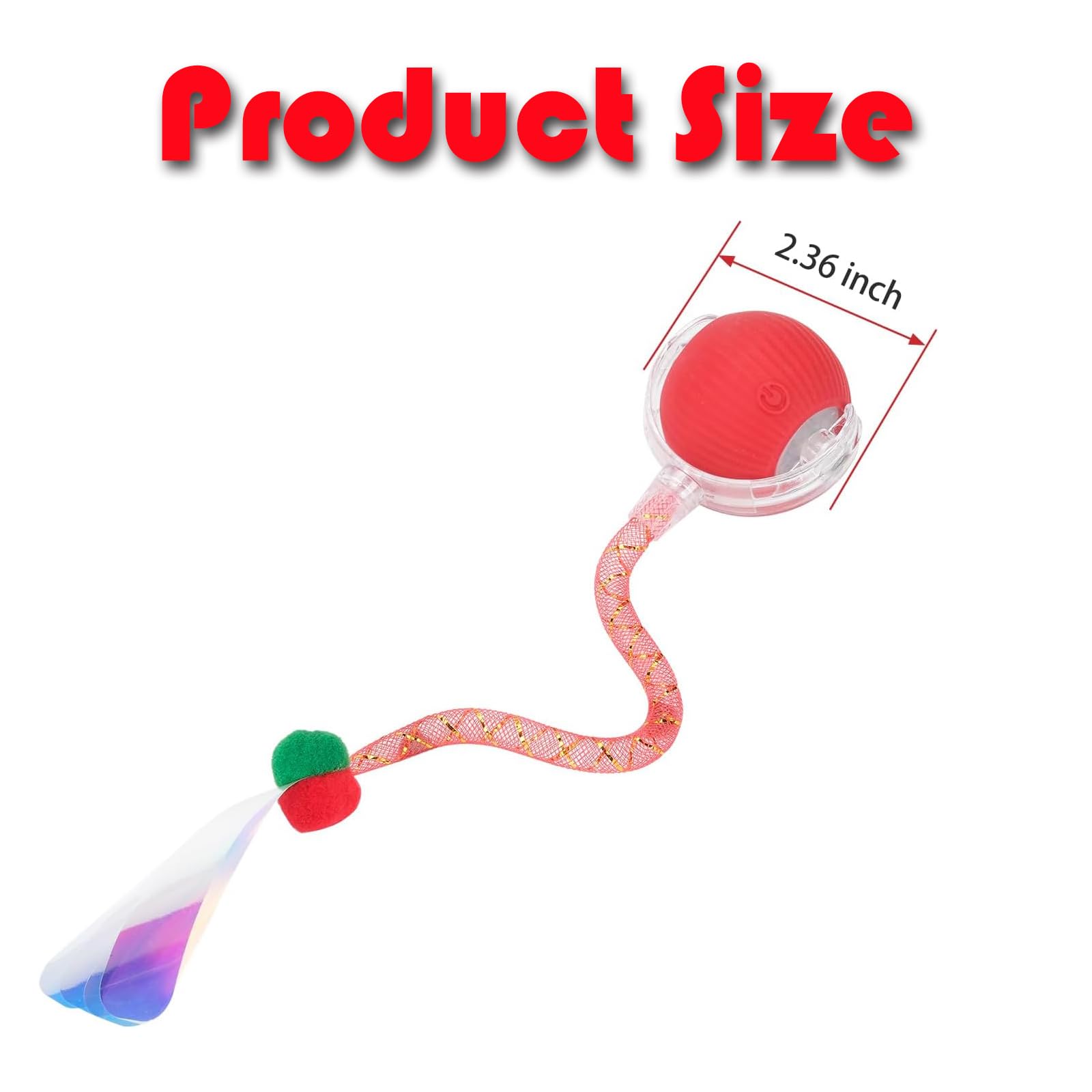 Tchernt diseño resistente a mordidas, juego duradero para gatos activos.
