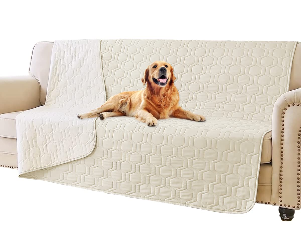 Funda impermeable Tcksstex para perro, vista frontal, protege muebles.