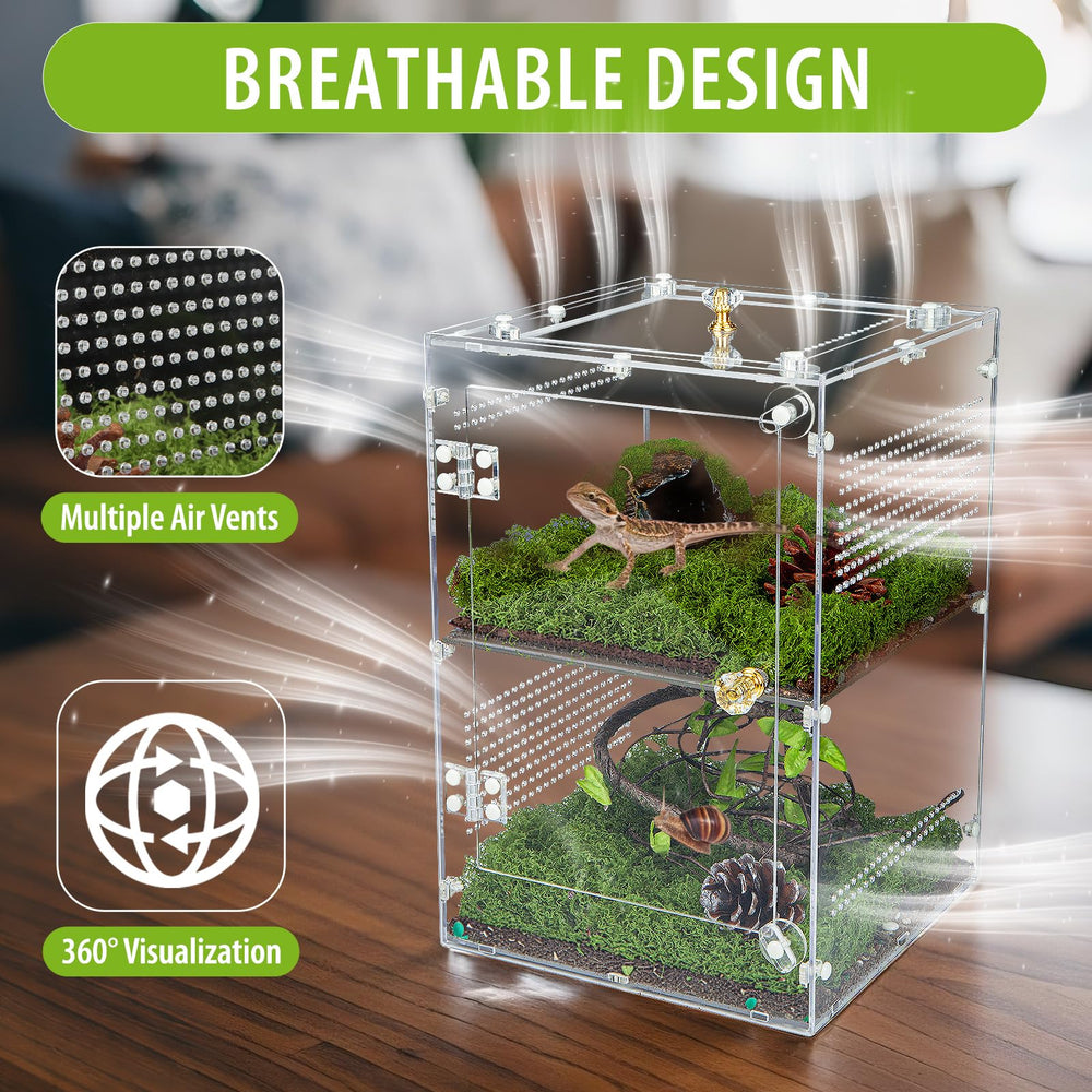 TCooSo espacio amplio para múltiples especies, ideal para principiantes.