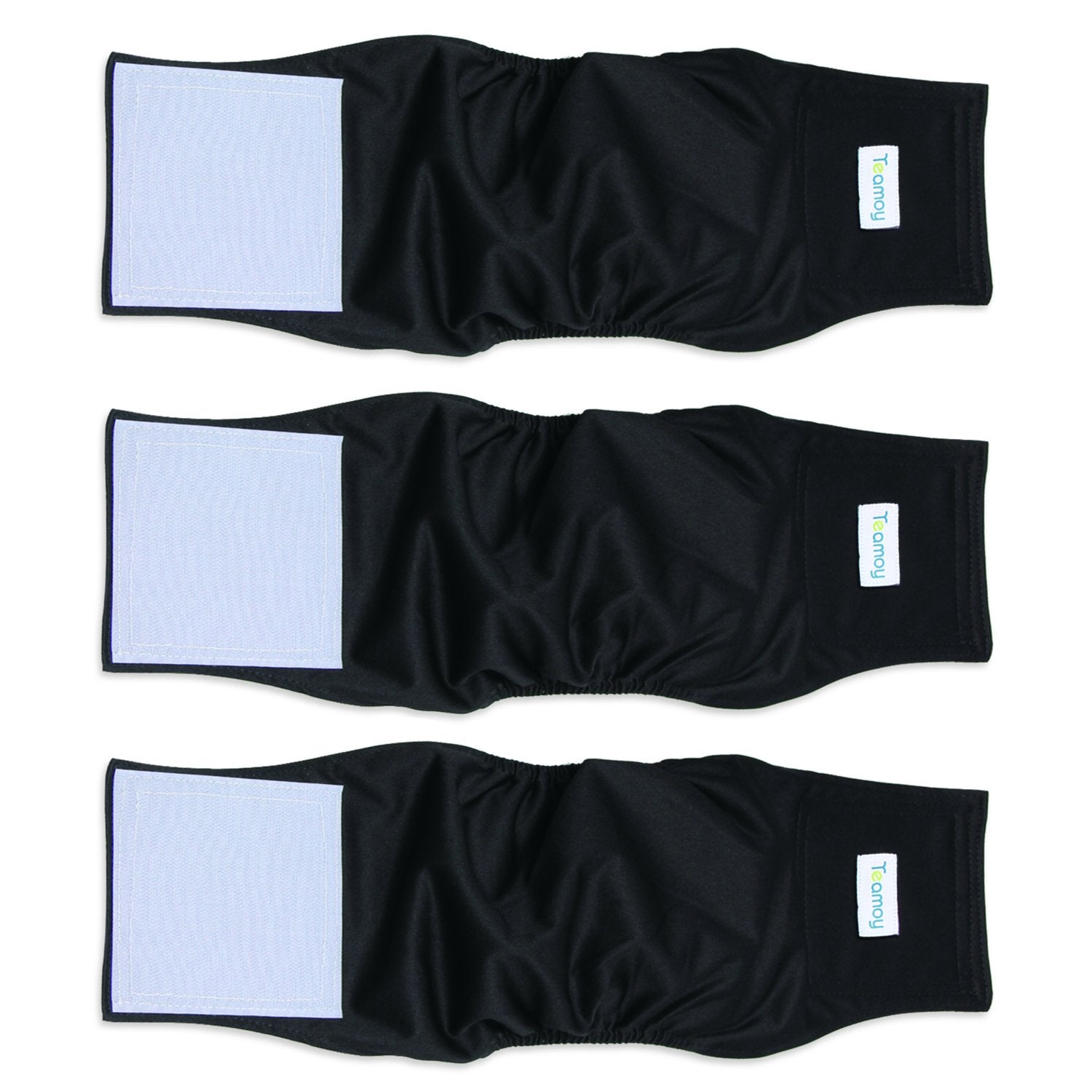 Bandas abdominales Teamoy para perro macho, juego de 3, lavables y reutilizables.