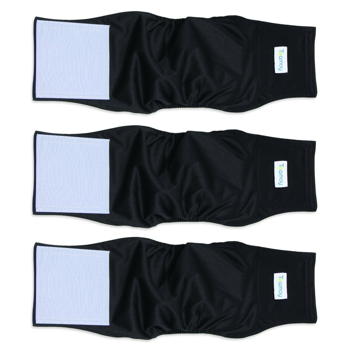 Bandas abdominales Teamoy para perro macho, juego de 3, lavables y reutilizables.
