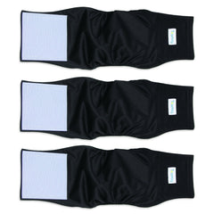 Bandas abdominales Teamoy para perro macho, juego de 3, lavables y reutilizables.