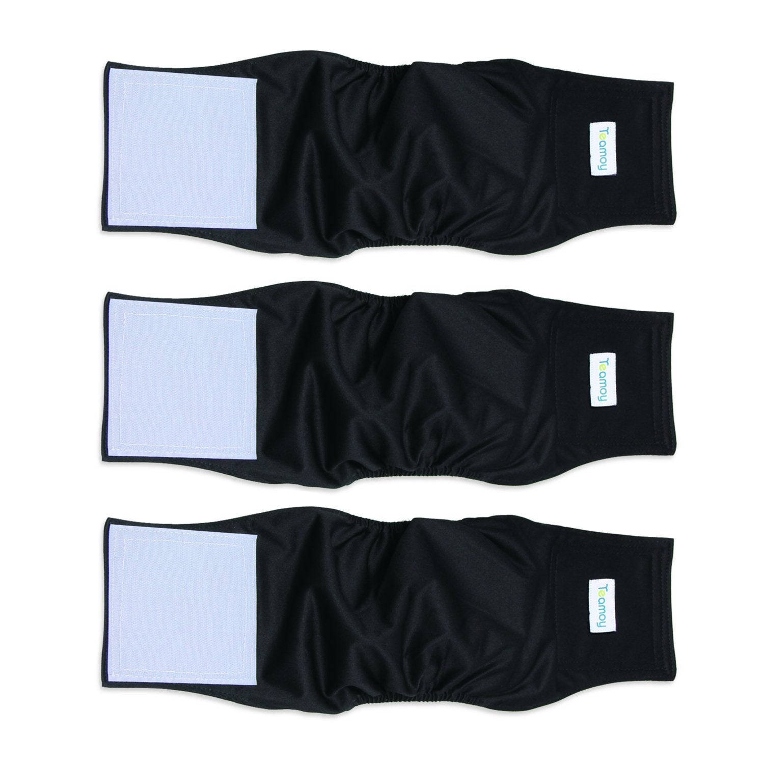 Teamoy bandas-panza-perro 3pack con ajuste cómodo para perros activos.