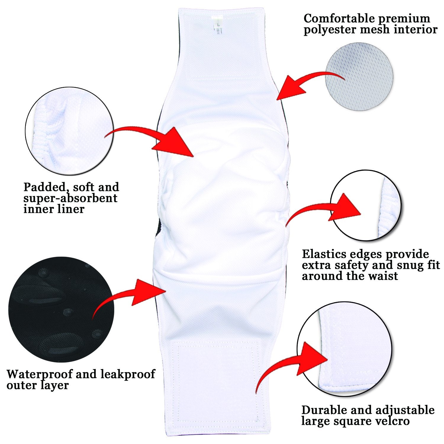 Teamoy capa exterior impermeable para evitar fugas.