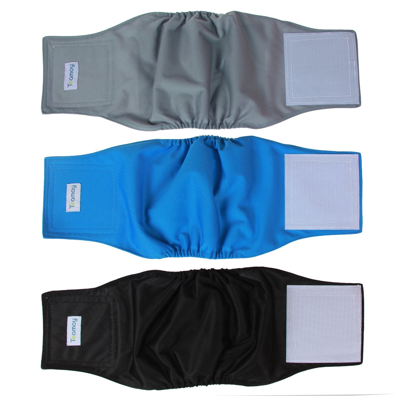 Teamoy panales reutilizables para perros macho, talla 13-16 pulgadas.
