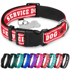 TECEUM collar reflectante para perros y gatos rojo XL ideal para caminatas nocturnas