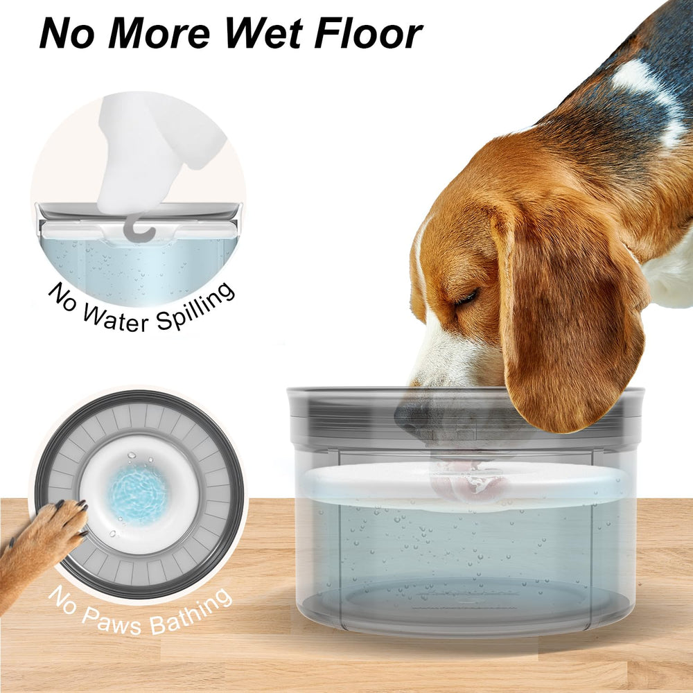 Techphardo bol-agua-perro-facil-limpieza: diseño desmontable y apto para lavavajillas.