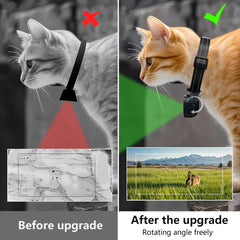 TEFIRE dog camera collar 170° wide angle broadens park scenes for more moments.