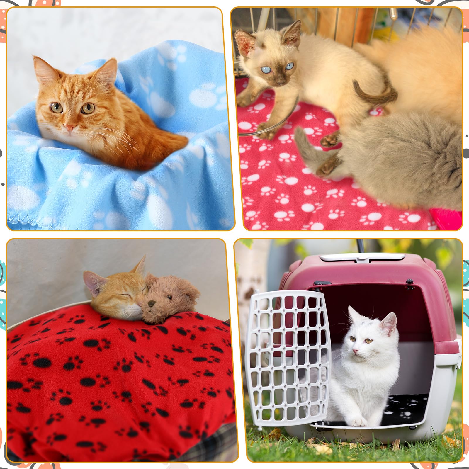 Tegeme manta para perros y gatos, tamaño versátil y práctico