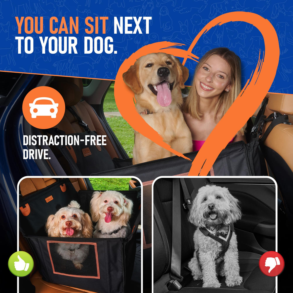 Anclajes traseros estables para fijación segura del asiento de TekiWoof.