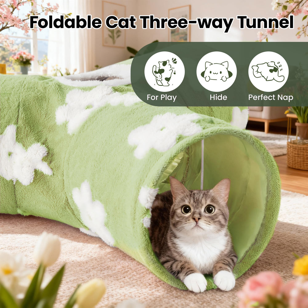Tempcore Tunel Gato colapsable y portátil para viajar y guardar fácilmente.