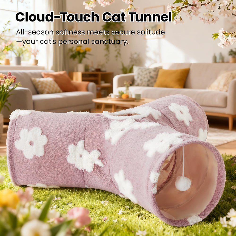 Tempcore túnel para gatos con marco de acero reforzado.