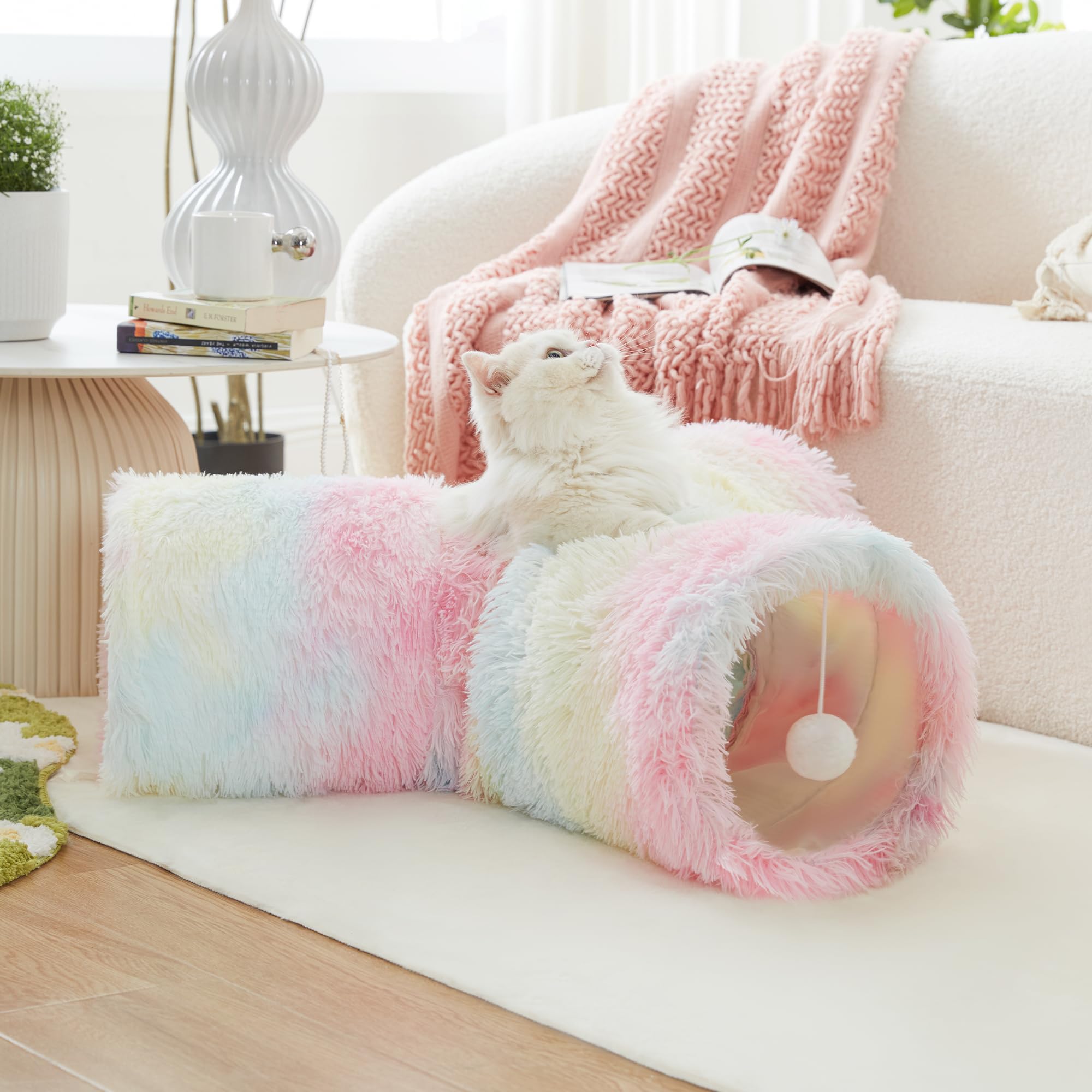 Tempcore túnel para gatos en interiores, decorativo y divertido