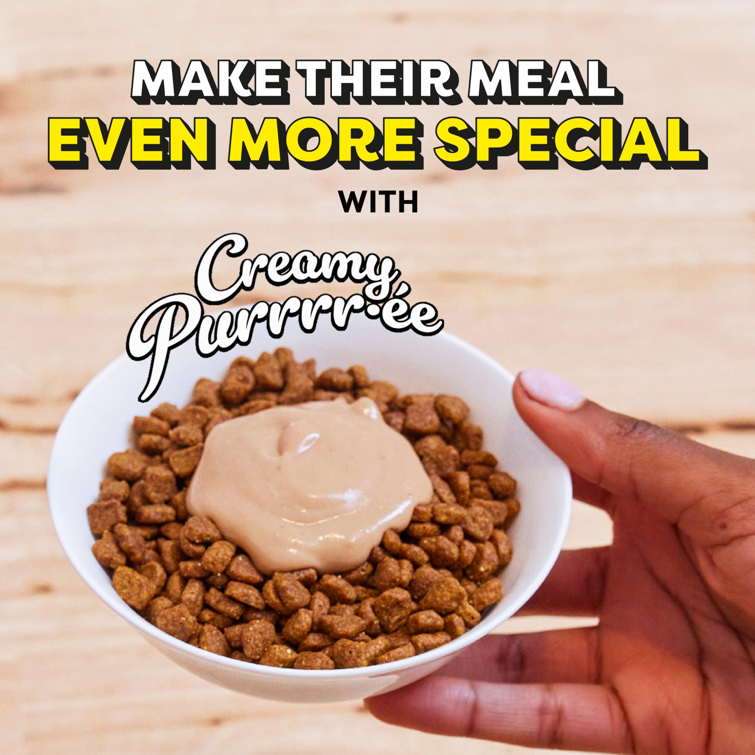 Temptations Creamy Puree tubo textura cremosa: facilita comer para gatos mayores.