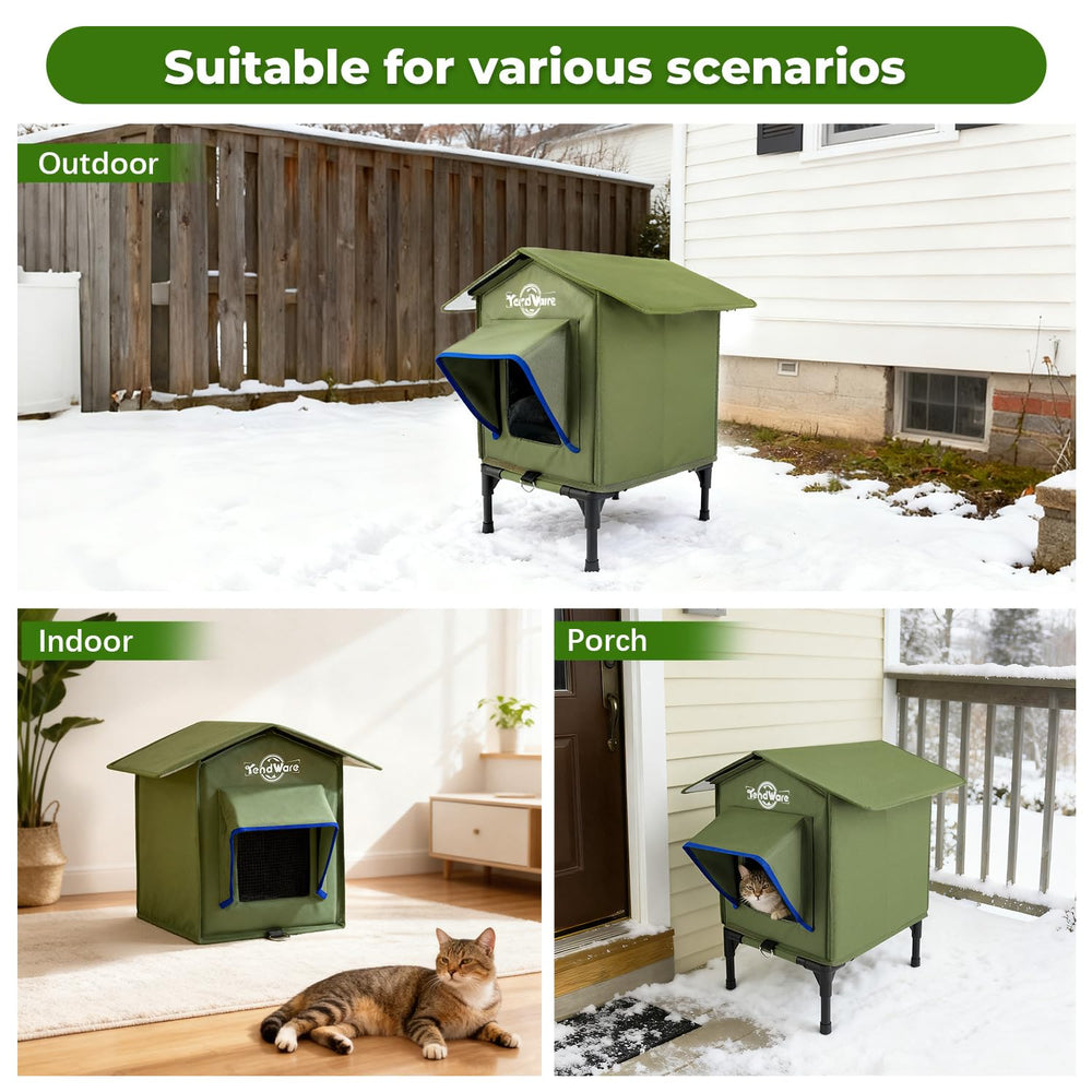TENDWARE apertura lateral segura con ventana para curiosidad felina