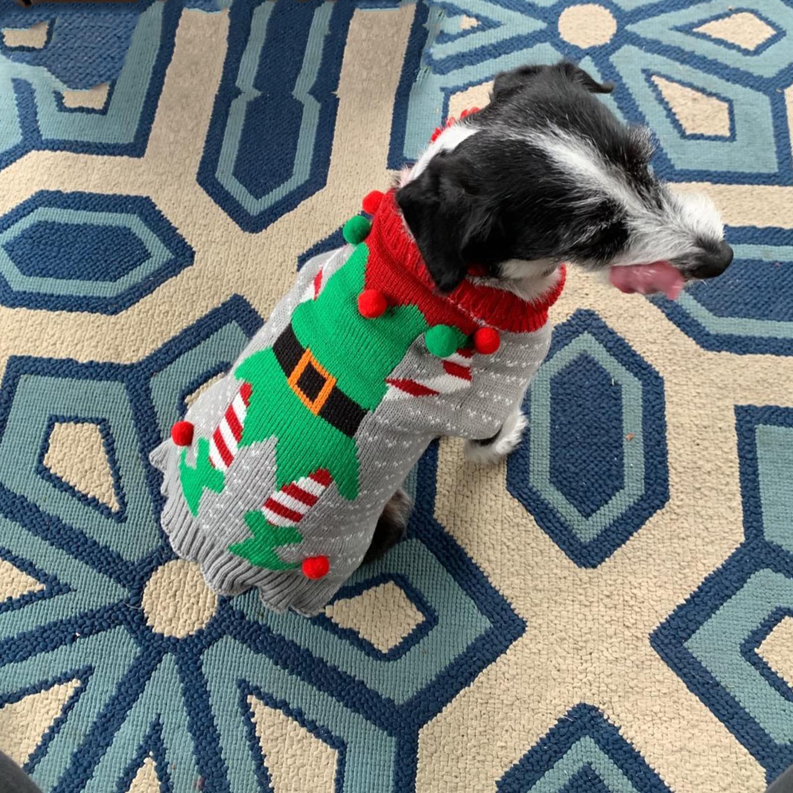 TENGZHI gato sudadera navidad payaso; cómodo para uso diario.