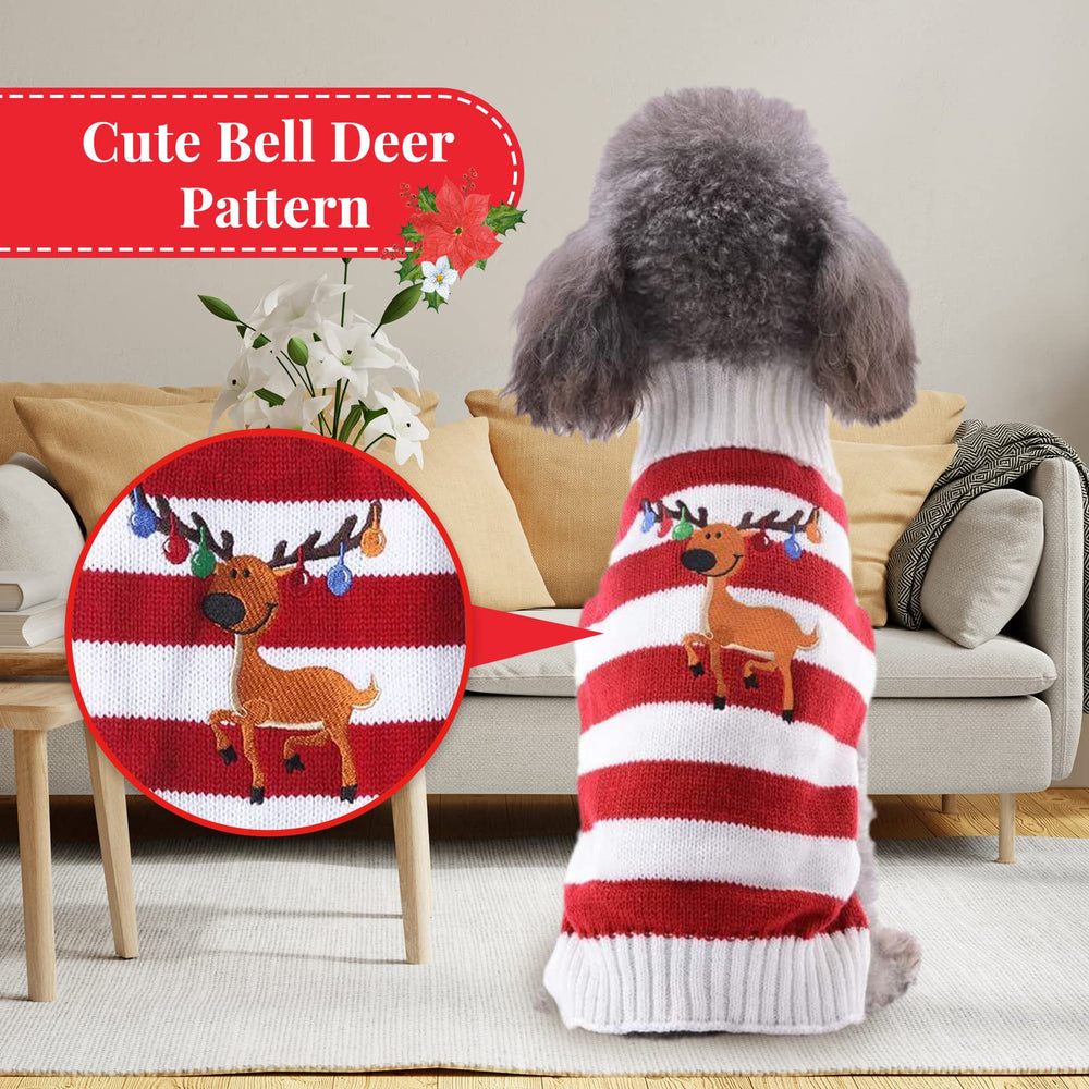 Prenda para gato TENGZHI con diseño navidad-reno, uso diario.