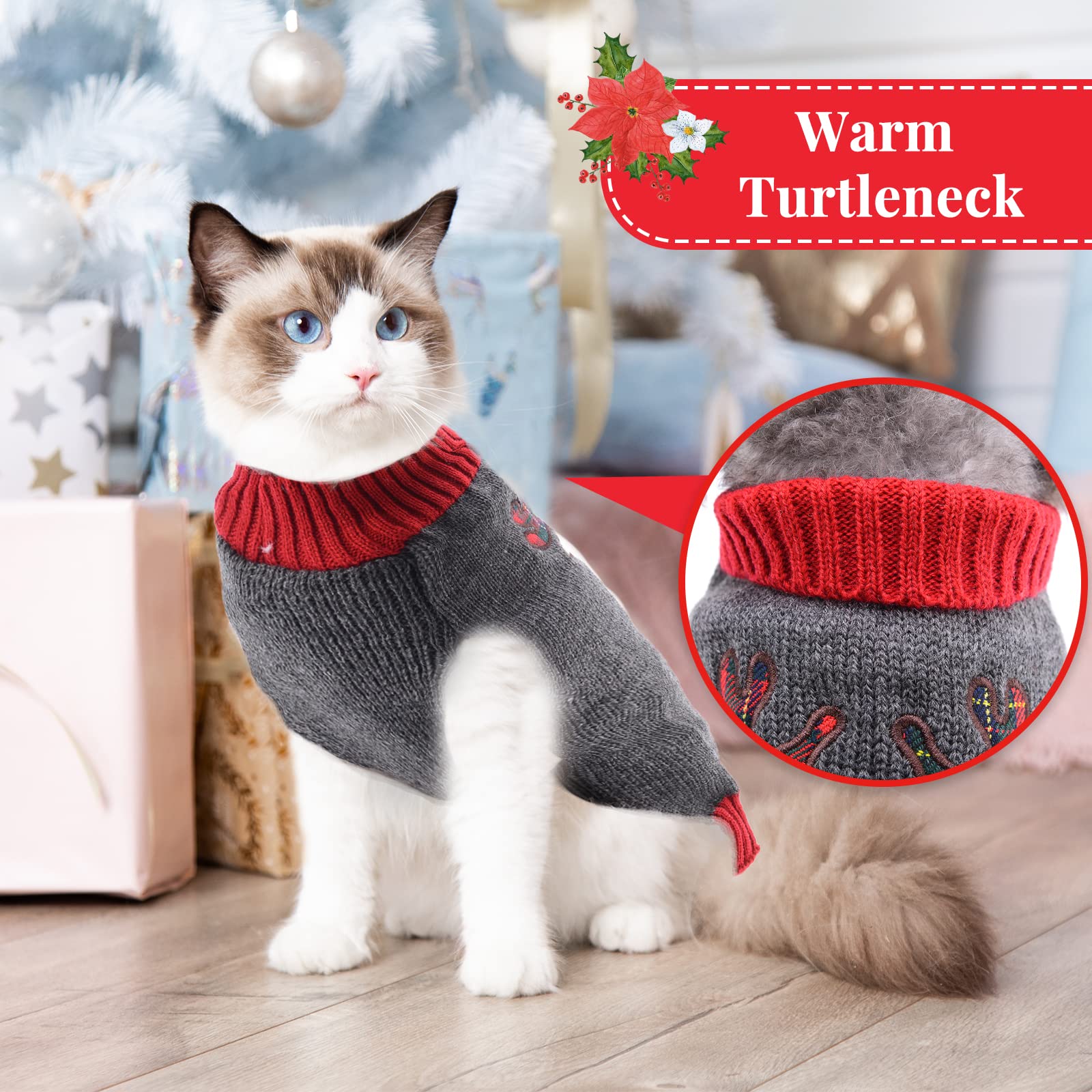 Tengzhi sudadera para perros, enfoque material acrílico suave, mantiene calor sin irritar la piel