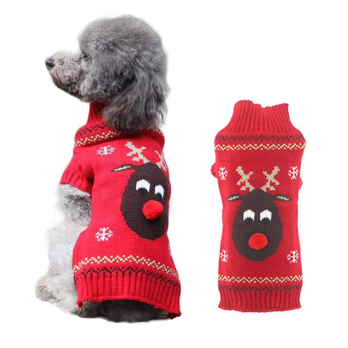 TENGZHI sudadera para perros con tejido acrílico suave, abriga y mantiene caliente.