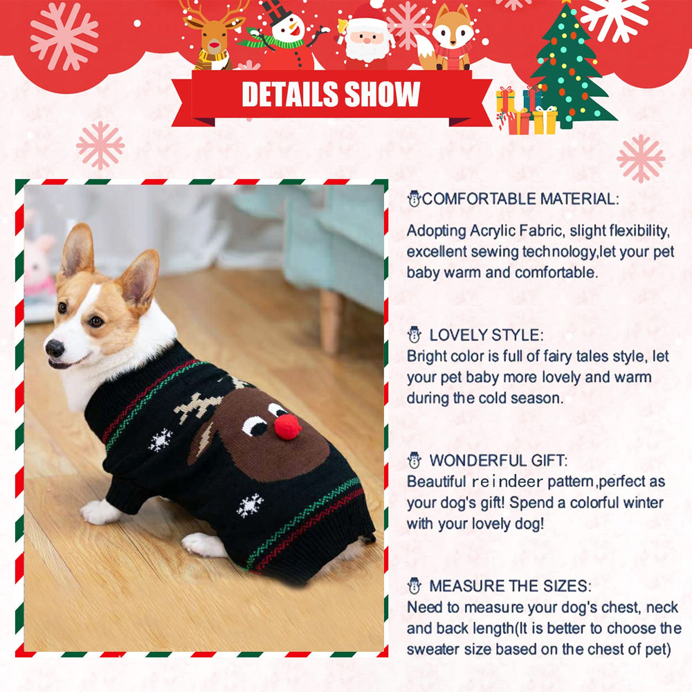TENGZHI suéter navideño cómodo para las patas en uso diario.