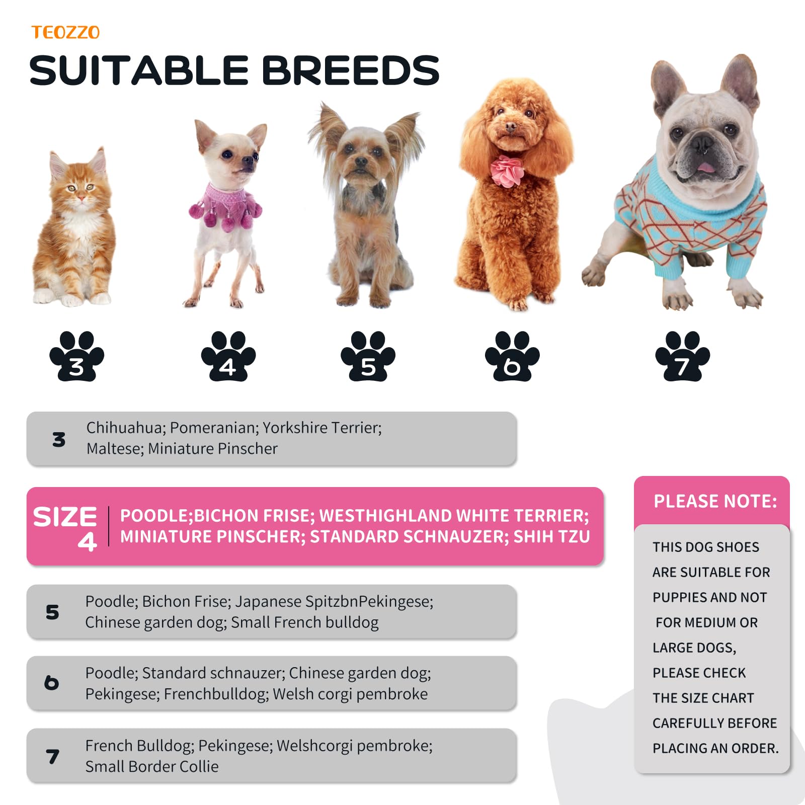 TEOZZO botas rosa para patitas con protección de suelos y superficies duras.