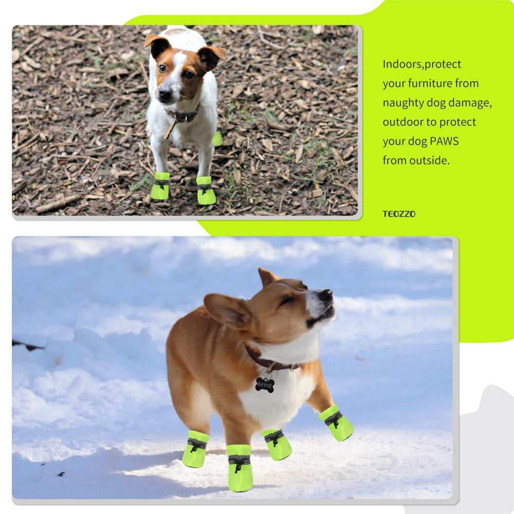 TEOZZO Botas protectoras para patas, ideal para pavimentos calientes y rocas.