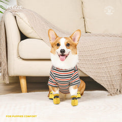 TEOZZO botas con forro suave que protegen las patas durante juegos.