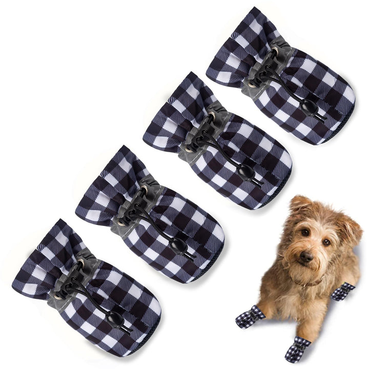TEOZZO zapato para perro talla 7 con forro suave para mayor comodidad durante caminatas.