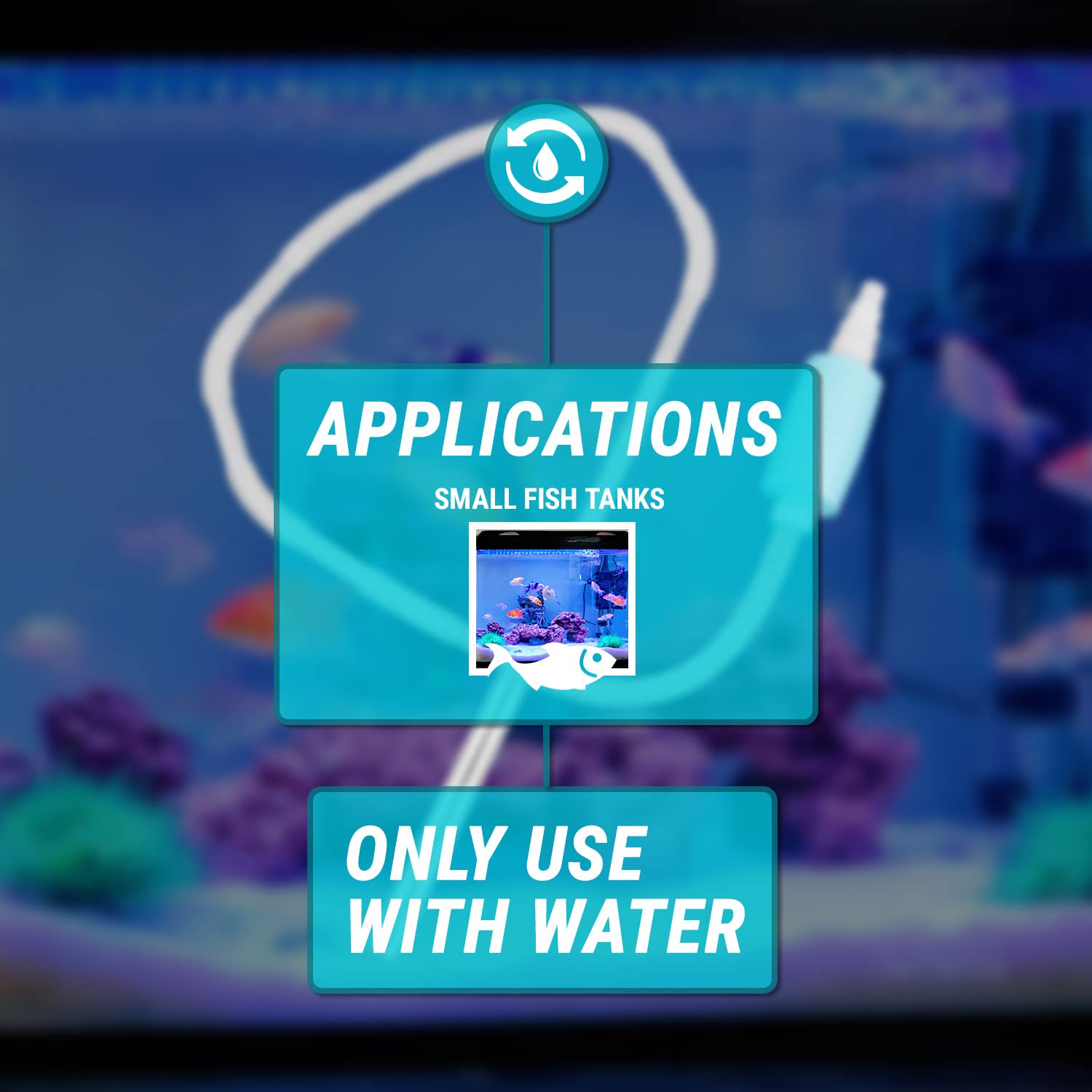 TERA PUMP diseño libre de BPA, seguro para la vida del acuario.
