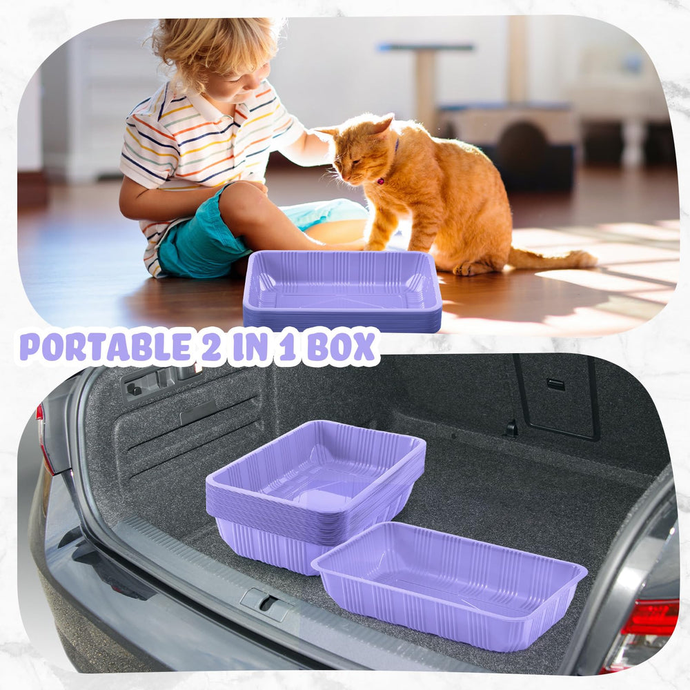 Bandeja Tessco para gatos compacta y portátil para bolsos.