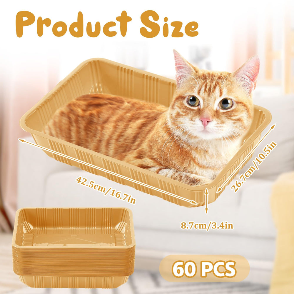 Tessco for you: bandeja desechable para gato, dimensiones para uso diario.