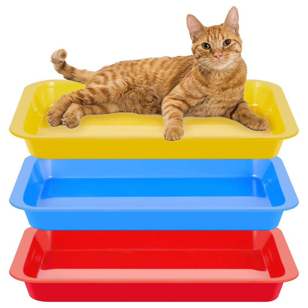 Tessco para ti, caja de arena Gatitos borde bajo, ideal para entrenamiento y fácil de manipular