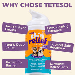 Tetesol ingredientes naturales activos sobre piel sensible.