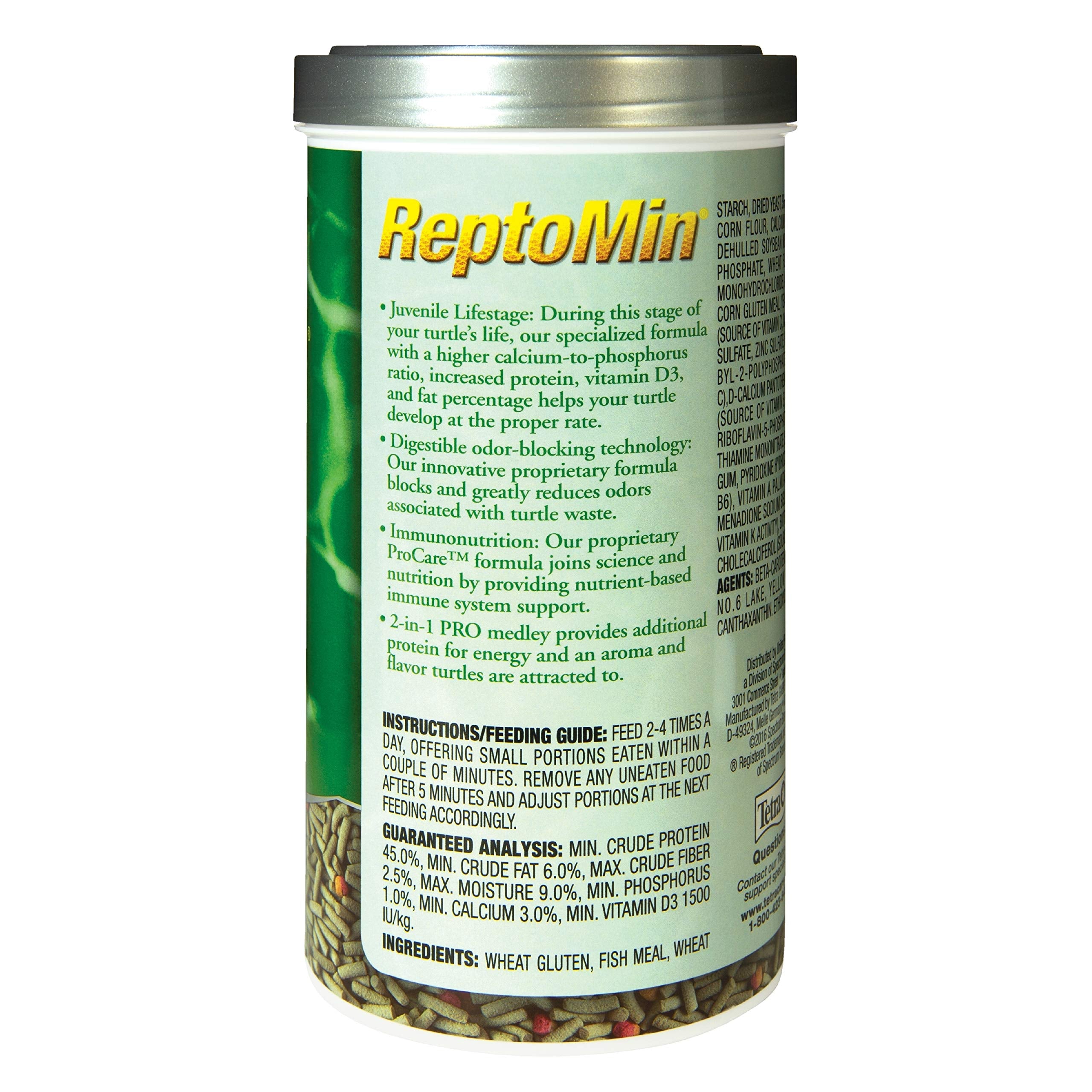 TetraFauna Pro ReptoMin Pro: alimento juvenil para tortugas acuáticas.