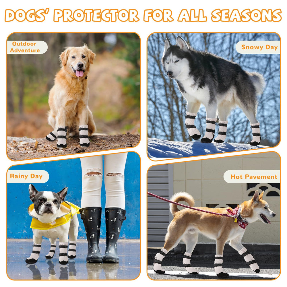 TEWIWAP botas para casa y senderos, aptas para perros de cualquier tamaño.