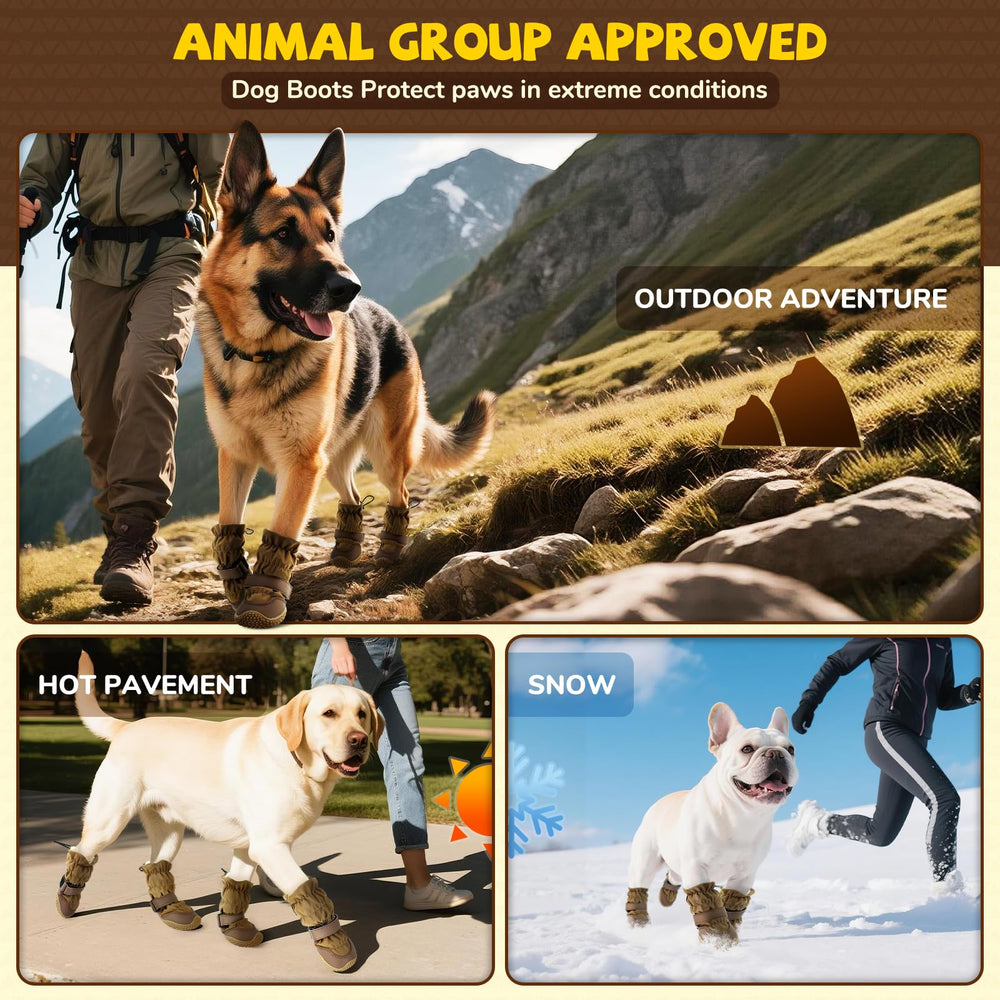 TEWIWAP botas patitas-protectoras de calidad protegen en nieve y humedad