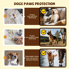 TEWIWAP botas patitas-protectoras con suela antideslizante mejora el agarre
