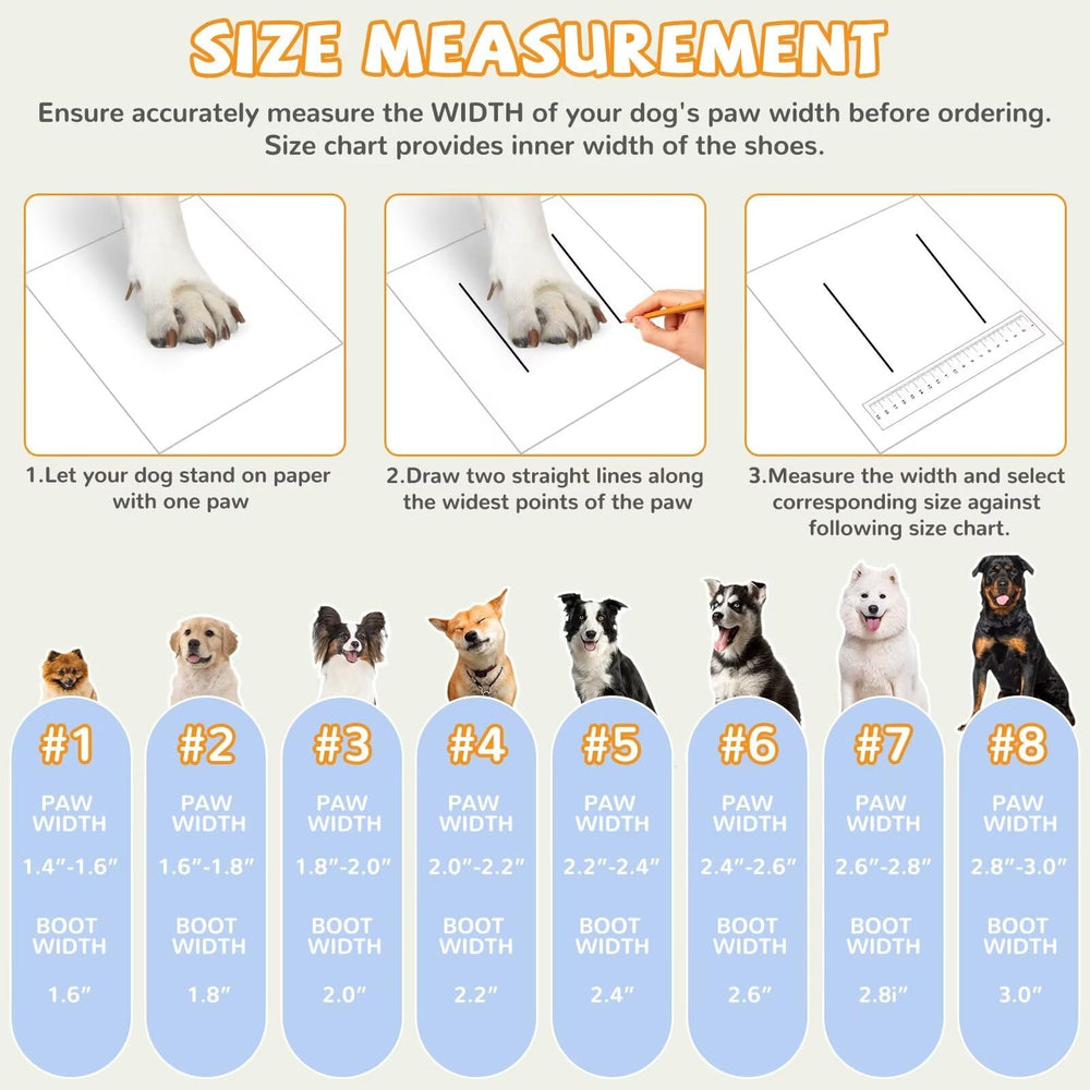 TEWIWAP botas para perros con velcro para un ajuste rápido y cómodo