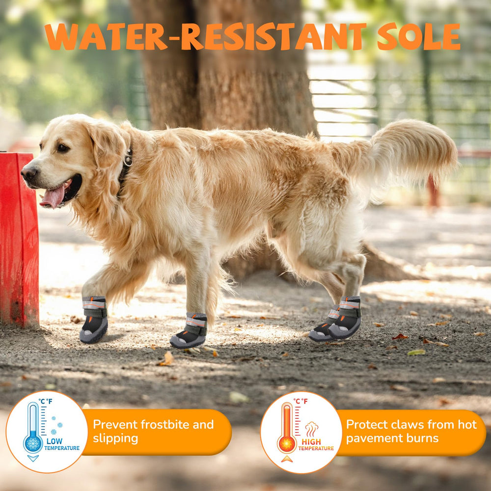 TEWIWAP zapatos impermeables para exteriores protegen las patas de la nieve.
