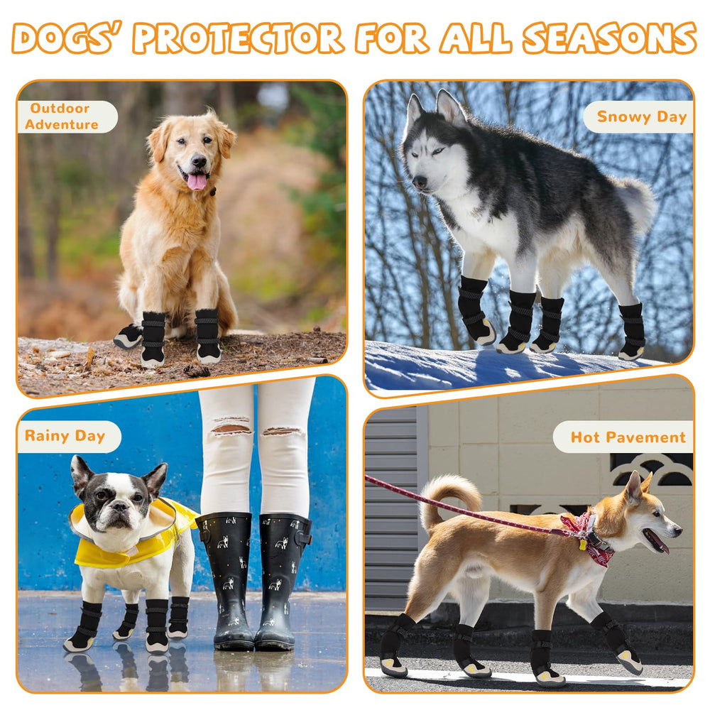 Zapatos TEWIWAP para perros: protegen muebles y suelos de arañazos.